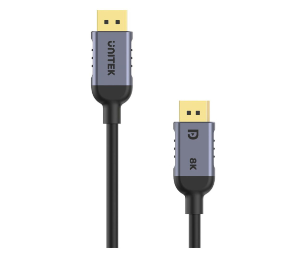 UNITEK DisplayPort 1.4 (4K/240Hz, HDR, HDCP 2.3, DSC 1.2) 1m C1628GY01-1M - 1278542 - zdjęcie